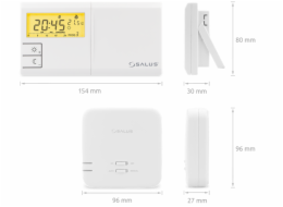 SALUS 091FLRFv2 - Bezdrátový programovatelný termostat