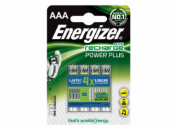 ENERGIZER BATTERY Accu Recharge Power Plus 700 mAh AAA HR3/4 Rechargeable 4 pieces