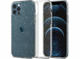 Ochranný kryt Spigen Liquid Crystal Glitter pro Apple iPhone 12/iPhone 12 Pro (6,1") transparentní