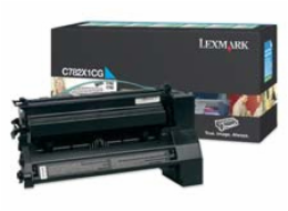 LEXMARK C782X1CG Toner Lexmark cyan vratná kazeta 15000str C782