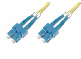 Digitus Fiber Optic Patch Cord, SC to SC OS2, Singlemode 09/125 µ, Duplex, Length 3m