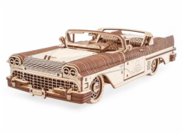 Hračka Ugears 3D dřevěné mechanické puzzle VM-05 Auto (50 s convertible)