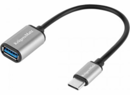 Kruger&Matz USB-C – USB adaptér stříbrný (KM1246)