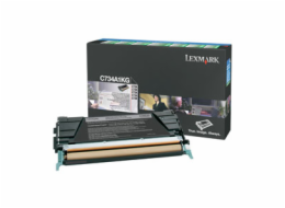 Lexmark C734, C736, X734, X736, X738 Black Return Programme Toner Cartridge  (8K)