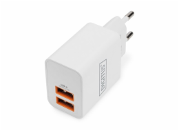 DIGITUS USB nabíječka 2x USB-A, 15,5W