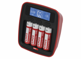 EMOS Inteligentní nabíječka BCN-42D + 4xAA 2700mAh