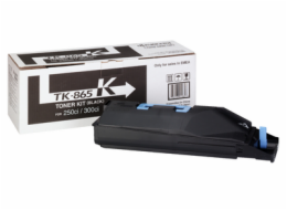 Kyocera toner TK-865K černý na 20 000 A4 (při 5% pokrytí), pro TASKalfa 250ci/300ci