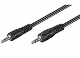 PremiumCord kabel Jack 3.5mm, M/M, 1m