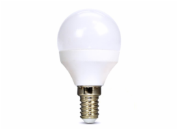 Solight LED žárovka, miniglobe, 8W, E14, 4000K, 720lm, bílé provedení - WZ430-1