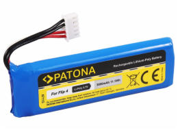 Patona PT6711 baterie - neoriginální PATONA baterie pro reproduktor JBL Flip 4 3000mAh 3,7V Li-Pol GSP872693 01