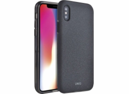 Uniq UNIQ pouzdro Lithos iPhone X / Xs black / uhlově černé