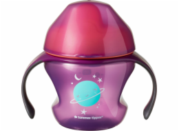 Tommee Tippee Tommee Tippee Nerozlévací kelímek s uchy 150ml 4m + Fialový