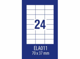 Avery Zweckform LABEL ZF ECONOMY 70X37.1MM 011 100ARK LABEL E100 ELA011 - ELA011