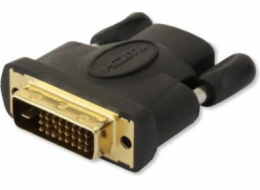 AV Techly HDMI adaptér - DVI-D černý (IADAP-DVI-HDMI-F)