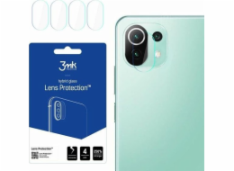 Hybridní sklo 3MK pro objektiv fotoaparátu 3MK Ochrana objektivu Xiaomi Mi 11 Lite 5G [4 PACK]