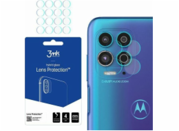 Hybridní sklo 3MK pro objektiv fotoaparátu 3MK Ochrana objektivu Motorola Moto G100 5G [4 PACK]