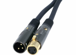 Monoprice XLR - XLR 1,5m černý kabel