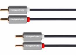 Kabel KRUGER & MATZ 2xCINCH konektor/2xCINCH konektor 3m KM1211 Basic