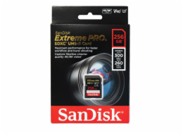 SanDisk SDHC karta 256GB Extreme PRO (300 MB/s, Class 10, UHS-II U3 V90)