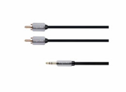 Kabel KRUGER & MATZ JACK 3.5 stereo/2xCINCH 3m KM0311