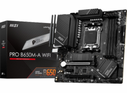 MSI MB Sc AM5 PRO B650M-A WIFI, AMD B650, 4xDDR5, 1xDP, 1xHDMI, WI-FI, mATX