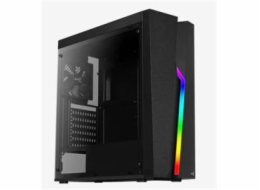 Aerocool ML G Bolt-A-BK-v1, skříň Mid Tower, ATX, bez zdroje, 2xUSB 2.0, 1xUSB 3.0, černá, RGB