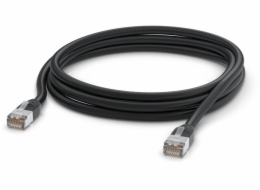 Ubiquiti UACC-Cable-Patch-Outdoor-3M-BK, Venkovní UniFi patch kabel, 3m, Cat5e, černý