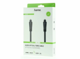 Hama 00205136 Audio Optical Fibre Cable, ODT Plug (Toslink), 5m