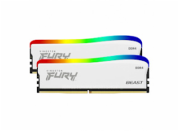 Kingston FURY Beast White/DDR4/32GB/3600MHz/CL17/2x16GB/RGB/White