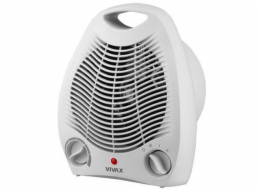 Horkovzdušný konvektor, ventilátor, topné těleso 2000 W, bílá barva,  CH-2001 VIVAX CORDYS