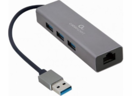 Gembird USB-A/LAN, 3x USB 3.0 A-AMU3-LAN-01