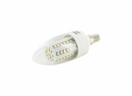 WE LED žárovka 60xSMD 3,5W E14 teplá bílá–svíčkC35