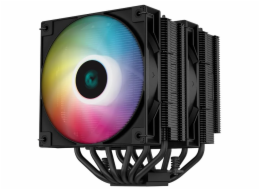 DeepCool AG620 BK ARGB R-AG620-BKANMN-G-2 DEEPCOOL chladič AG620 BK ARGB / 2x 120mm fan / 6x heatpipes / PWM / pro Intel i AMD / černý