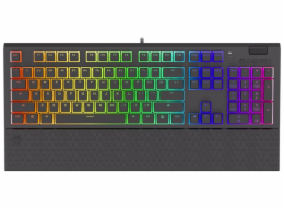 Endorfy herní klávesnice Omnis Pudd.Kailh RD RGB /USB/ red switch / drátová / mechanická / US layout / černá RGB