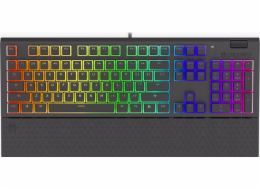 Endorfy herní klávesnice Omnis Pudd.Kailh BR RGB /USB/ brown switch / drátová / mechanická / US layout / černá RGB