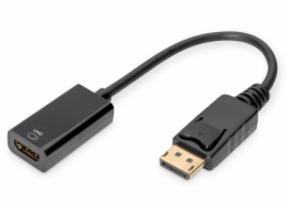 DIGITUS Active DisplayPort on HDMI Converter 20cm gold black