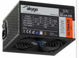 Akyga Ultimate Series 350W AK-U4-350 Akyga PC zdroj 350W Ultimate Series modulární 80+ Bronze 120mm ventilátor