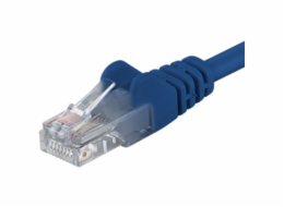 Premiumcord Patch kabel CAT6a S-FTP, RJ45-RJ45, AWG 26/7 10m, modrá