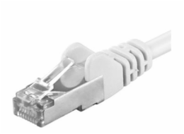 PREMIUMCORD Patch kabel CAT6a S-FTP, RJ45-RJ45, AWG 26/7 5m bílá