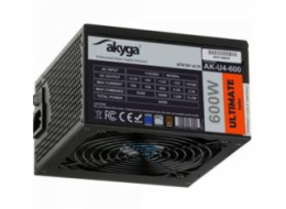 Akyga PC zdroj 600W Ultimate Series modulární 80+ Bronze 120mm ventilátor