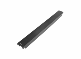 LANBERG 19" PLASTIC FAST ASSEMBLY FIRE RETARDANT BLANKING PANEL 1U BLACK  