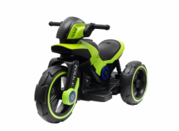 Dětská elektrická motorka Baby Mix POLICE zelená