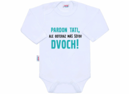 Body s potiskem New Baby Pardon tati,... máš šéfov dvoch!