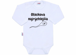 Body s potiskem New Baby Oteckova najrýchlejšia