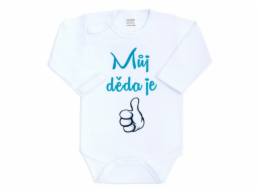 Body s potiskem New Baby Můj děda je jednička