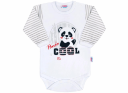 Kojenecké body s dlouhým rukávem New Baby Panda