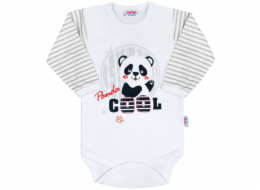 Kojenecké body s dlouhým rukávem New Baby Panda