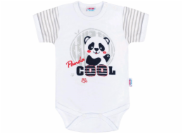 Kojenecké body s krátkým rukávem New Baby Panda