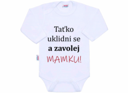 Body s potiskem New Baby a zavolej MAMKU!