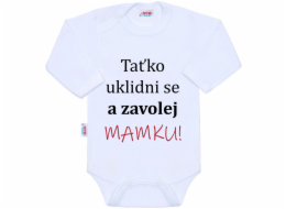 Body s potiskem New Baby a zavolej MAMKU!